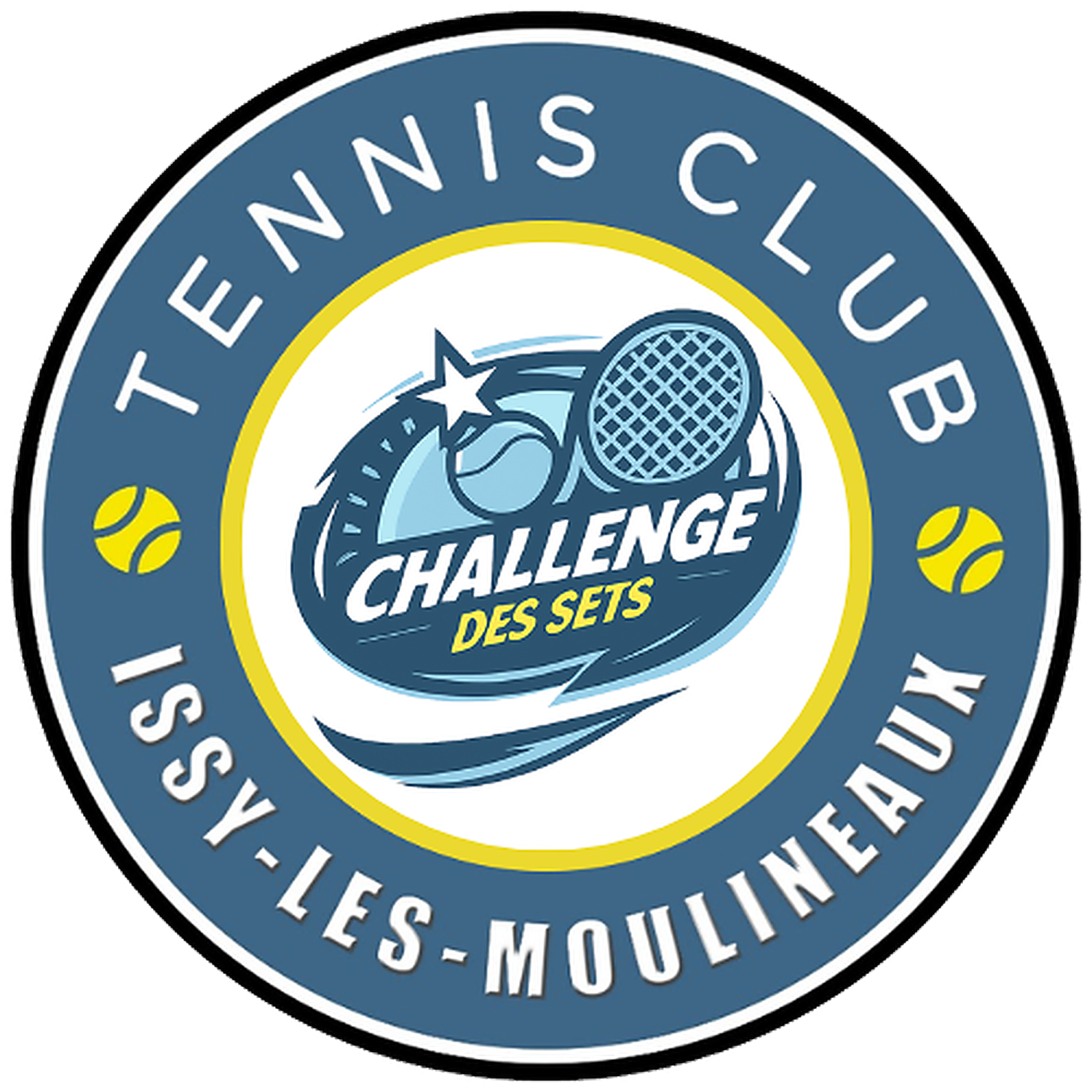 Logo officiel du Challenge des Sets, Tennis Club Issy-les-Moulineaux
